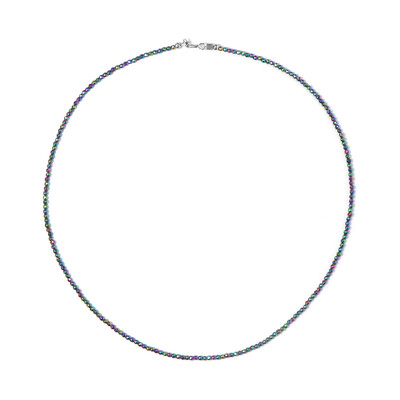 Collar en plata con Hematita mística