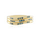 Anillo en plata con Diamante azul I2