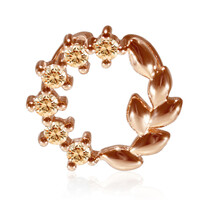 Colgante en oro con Diamante rosa de Francia de Argyle SI1