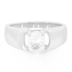 Anillo de hombre en plata con Petalita