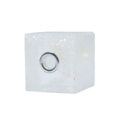 Colgante en plata con Cuarzo blanco (MONOSONO COLLECTION)