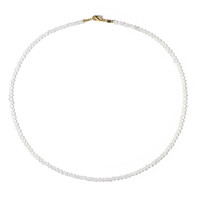 Collar en plata con Piedra de Luna arcoíris