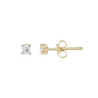 Pendientes en oro con Diamante SI1 (I)