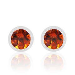 Pendientes en plata con Citrino de Madeira