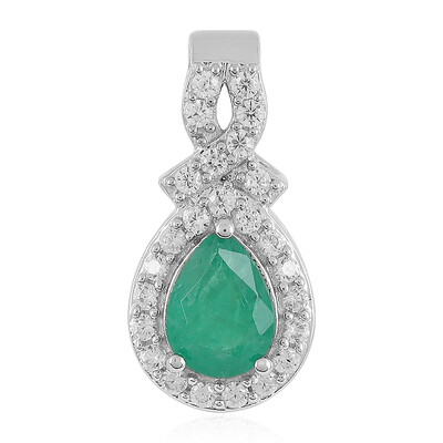 Colgante en plata con Esmeralda de Socoto