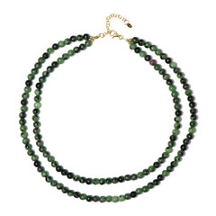 Collar en plata con Rubí Zoisite