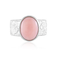 Anillo en plata con Ópalo rosa (de Melo)