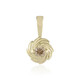 Colgante en oro con Diamante champán I2