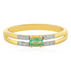 Anillo en plata con Esmeralda de Colombia