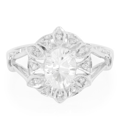 Anillo en plata con Petalita