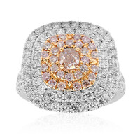 Anillo en oro con Diamante rosa I1 (CIRARI)