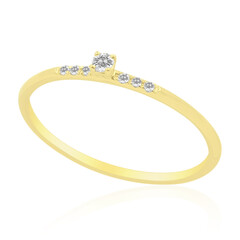 Anillo en oro con Diamante limpio a lupa F (LUCENT DIAMONDS)