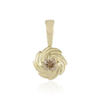 Colgante en oro con Diamante champán I2