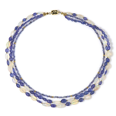 Collar en plata con Tanzanita (Adela Silber)