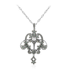 Collar en plata con Esmeralda