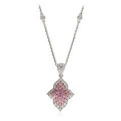 Collar en oro con Diamante rosa I1 (CIRARI)