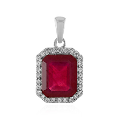 Colgante en plata con Rubí de Madagascar