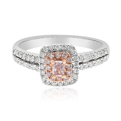 Anillo en oro con Diamante rosa I1 (CIRARI)