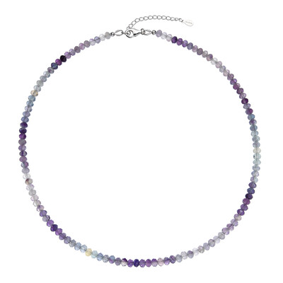Collar en plata con Fluorita