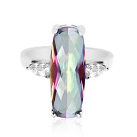Anillo en plata con Cuarzo místico