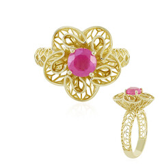 Anillo en oro con Zafiro rosa de Madagascar (Ornaments by de Melo)