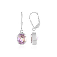 Pendientes en plata con Ametrino