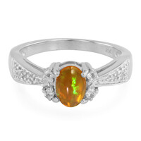 Anillo en oro con Ópalo de Kalimaya