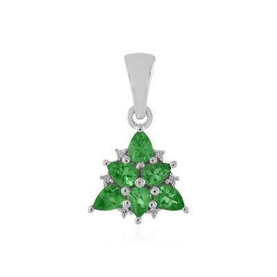 Colgante en plata con Tsavorita