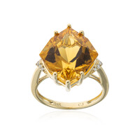 Anillo en oro con Citrino (CIRARI)
