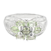 Anillo en plata con Turmalina Paraíba