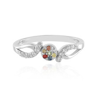 Anillo en plata con Zafiro
