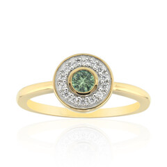 Anillo en oro con Demantoide de Madagascar (John Ferry)