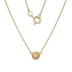 Collar en plata con Citrino (Adela Silber)
