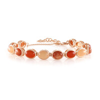 Brazalete en plata con Piedra del sol (KM by Juwelo)