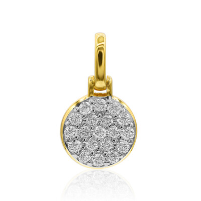 Colgante en oro con Diamante IF (D) (Annette)
