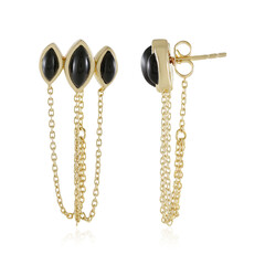Pendientes en plata con Ónix negro