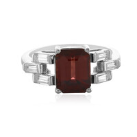 Anillo en plata con Zircón rosado
