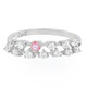 Anillo en plata con Zafiro Padparadscha