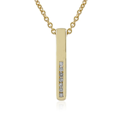 Collar en oro con Diamante I2 (J) (de Melo)