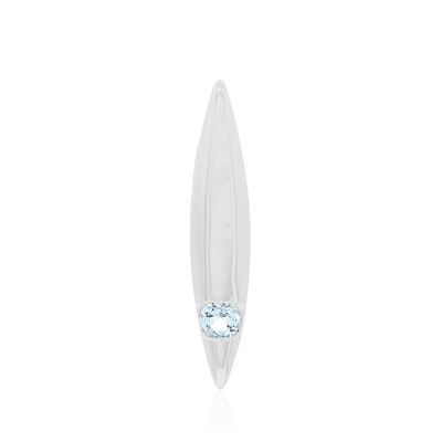 Colgante en plata con Topacio azul cielo (MONOSONO COLLECTION)