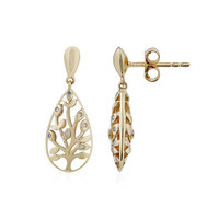 Pendientes en oro con I1 (I) Diamante (Ornaments by de Melo)