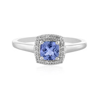 Anillo en plata con Tanzanita sin calentar