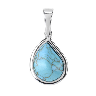 Colgante en plata con Turquesa (dagen)