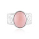 Anillo en plata con Ópalo rosa (de Melo)