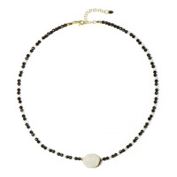 Collar en plata con Crisopacio limón