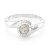 Anillo en plata con Espectrolita