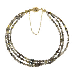 Brazalete en oro con Diamante fantasía (CUSTODANA)