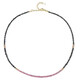 Collar en plata con Diamante negro (Riya)