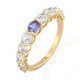 Anillo en oro con Tanzanita (de Melo)