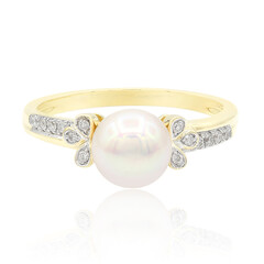 Anillo en oro con Perla de Akoya (TPC)